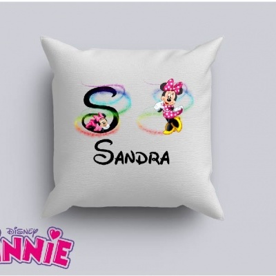 Capa de Almofada Personalizada Alfabeto Disney Menina