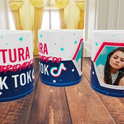 Canecas Tik Tok  C/ Foto