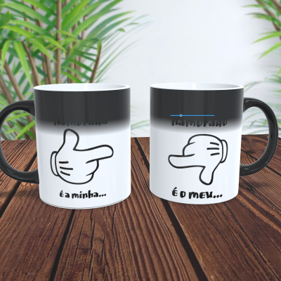 Par de Canecas Namorados Casais