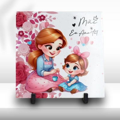 Azulejo Mãe Eu Amo-te Azulejo Mãe Eu Amo-te