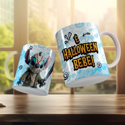 Caneca Stitch Hallowen