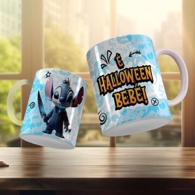 Caneca Stitch Hallowen