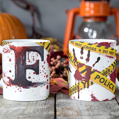 Caneca Alfabeto Hallowen