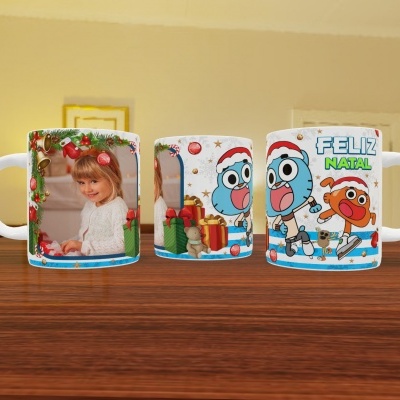 Canecas de Natal Infantil - 12 Temas