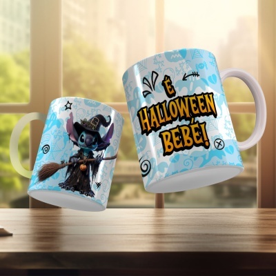 Caneca Stitch Hallowen