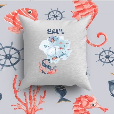 Almofada Alfabeto Menino Personalizado