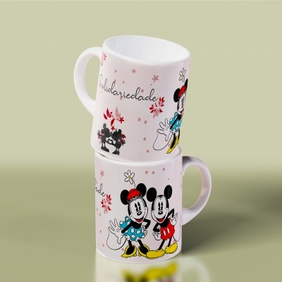 Canecas Coleção Love Minnie e Mickey