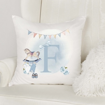 Capa de Almofada Alfabeto Menino Personalizado