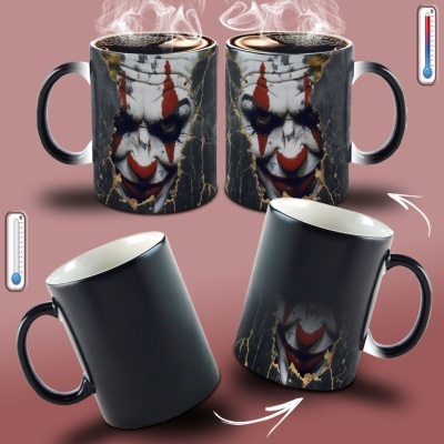 Caneca Terror Imagem  3D - Joker
