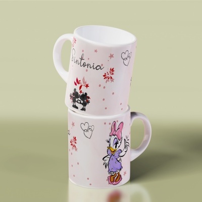 Canecas Coleção Love Minnie e Mickey