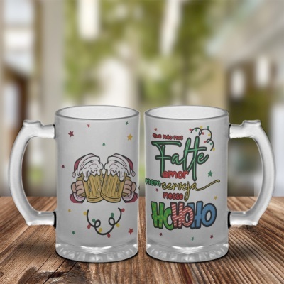 Caneca de Cerveja Natal