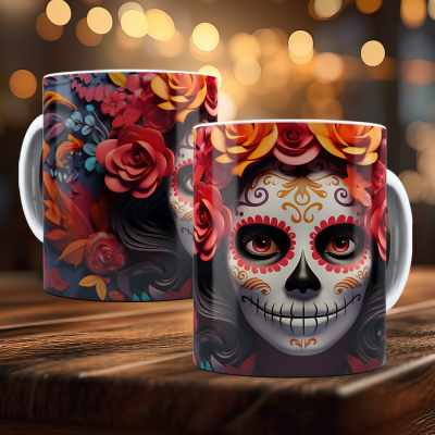 Caneca Dia dos Mortos