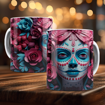Caneca Dia dos Mortos