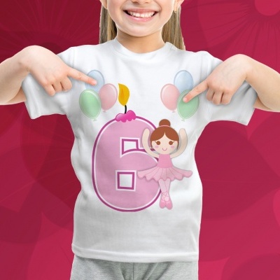 T-shirt Aniversário  Criança