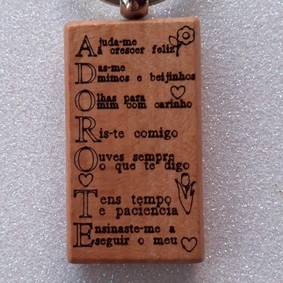 Porta-Chaves "Adoro-te"