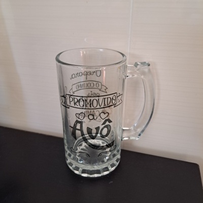 Caneca de Cerveja Promovido a Avô
