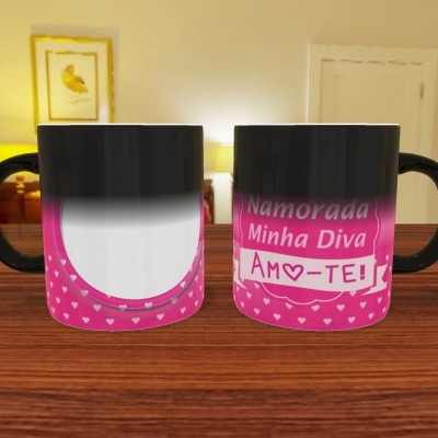 Caneca Namorados Com Foto - 18 Temas