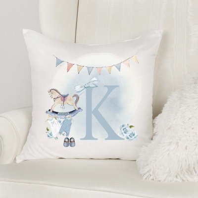 Capa de Almofada Alfabeto Menino Personalizado