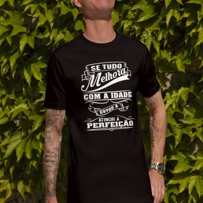 T-shirt Melhora com a idade
