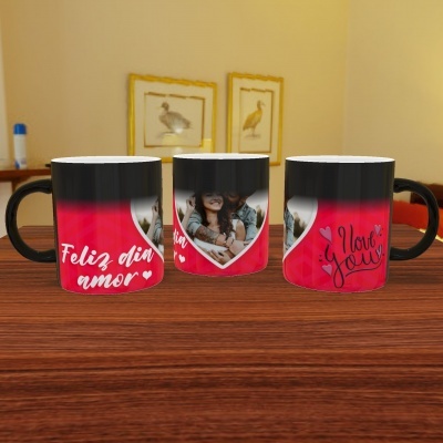 Canecas Namorados Texto e Fotos - 12 Temas