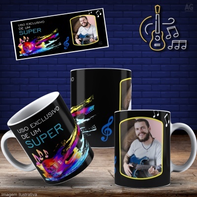 Caneca Música Uso Exclusivo de um...