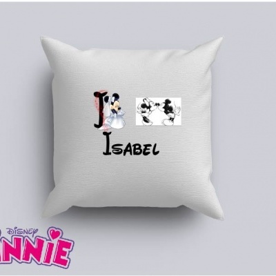 Capa de Almofada Personalizada Alfabeto Disney Menina