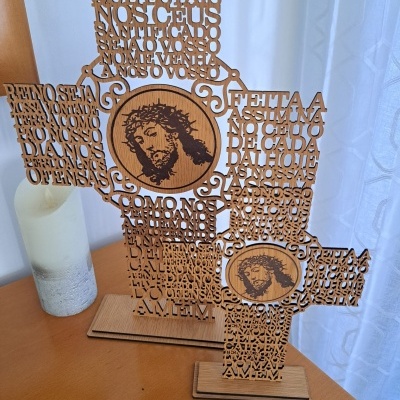 Moldura Pai Nosso com Imagem