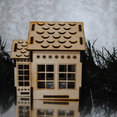 Casa de Natal com Iluminação