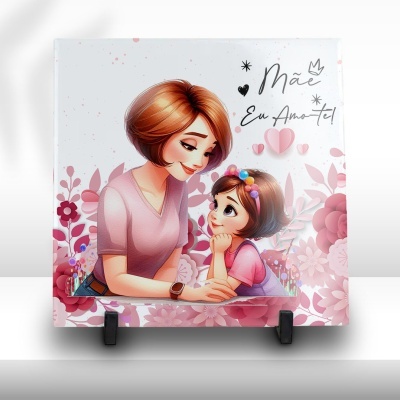 Azulejo Mãe Eu Amo-te Azulejo Mãe Eu Amo-te