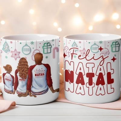 Caneca Natal Família