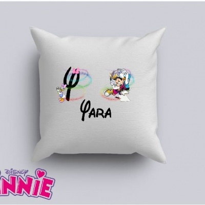 Capa de Almofada Personalizada Alfabeto Disney Menina