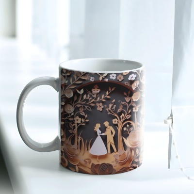 Caneca Casais de Papel