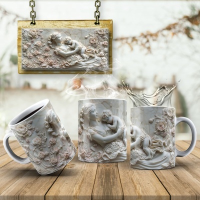 Caneca Mãe Mármore