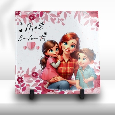 Azulejo Mãe Eu Amo-te Azulejo Mãe Eu Amo-te