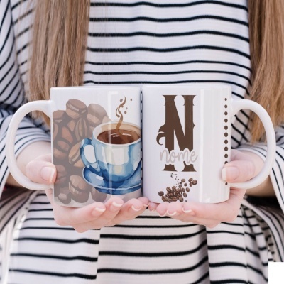 Caneca Alfabeto Café