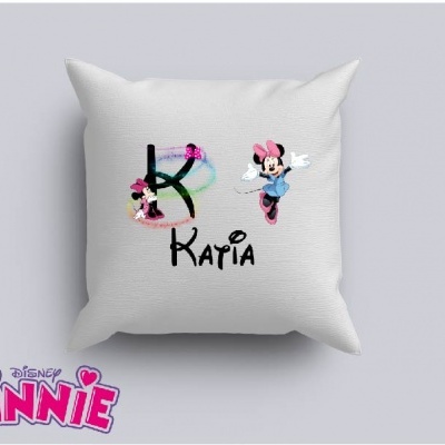 Capa de Almofada Personalizada Alfabeto Disney Menina