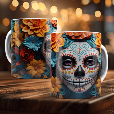 Caneca Dia dos Mortos