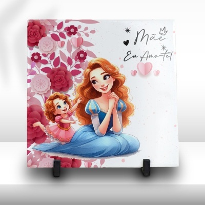 Azulejo Mãe Eu Amo-te Azulejo Mãe Eu Amo-te