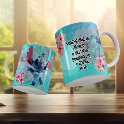 Canecas Stitch Frases