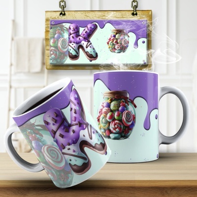 Caneca Alfabeto Doces