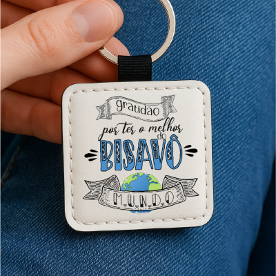 Porta-Chaves Avós Melhores do Mundo
