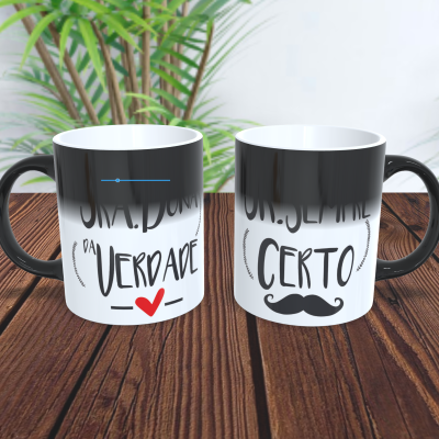 Par de Canecas Namorados Casais