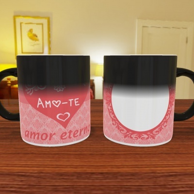 Caneca Namorados Com Foto - 18 Temas