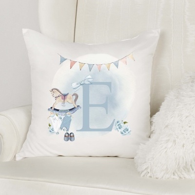 Capa de Almofada Alfabeto Menino Personalizado