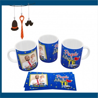 Caneca Dia do Pai Personalizada com Foto