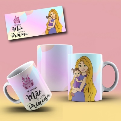 Caneca Mãe Princesa - 11 Imagens