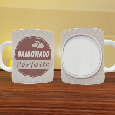 Caneca Namorados Com Foto - 18 Temas