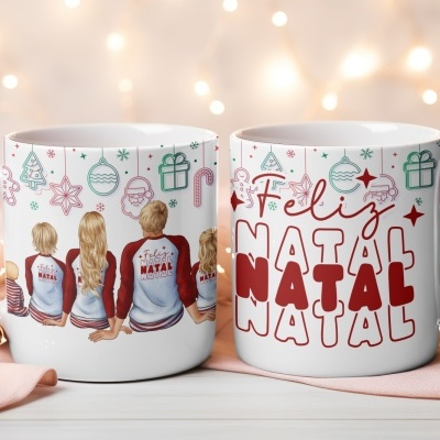 Caneca Natal Família