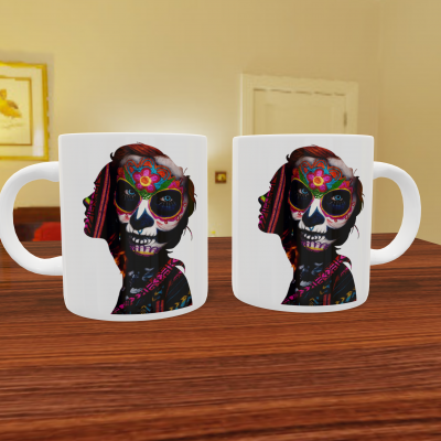 Caneca "Catrinas"