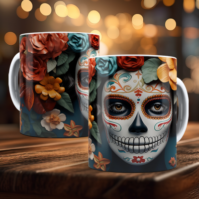 Caneca Dia dos Mortos